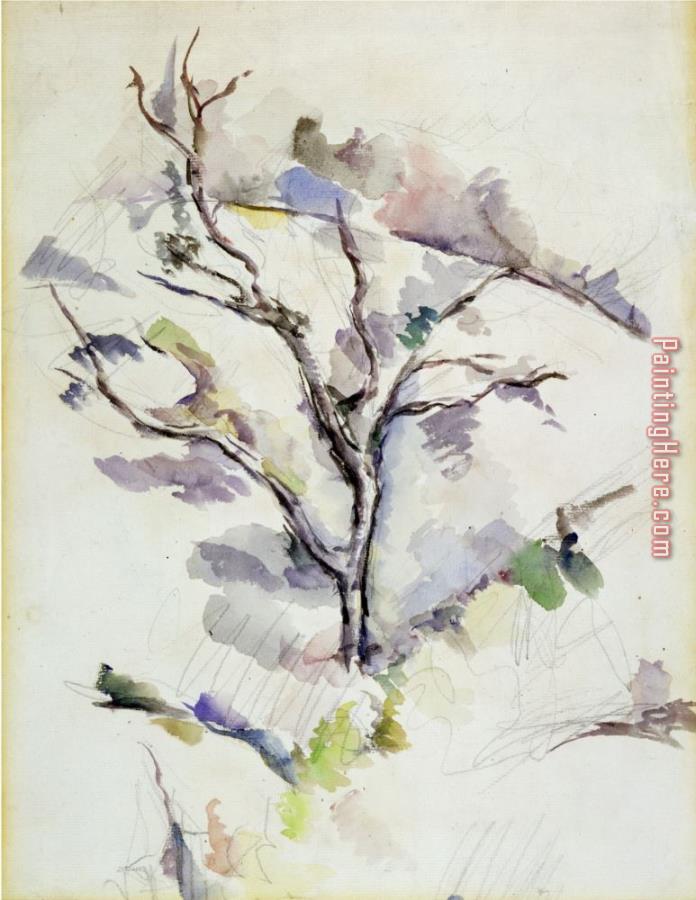 Paul Cezanne The Oak